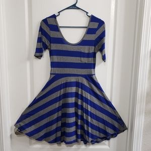 Striped flowy dress